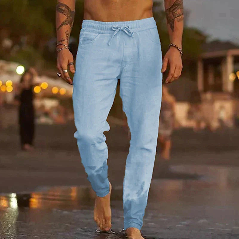 summer | Pantalones de Playa de Lino
