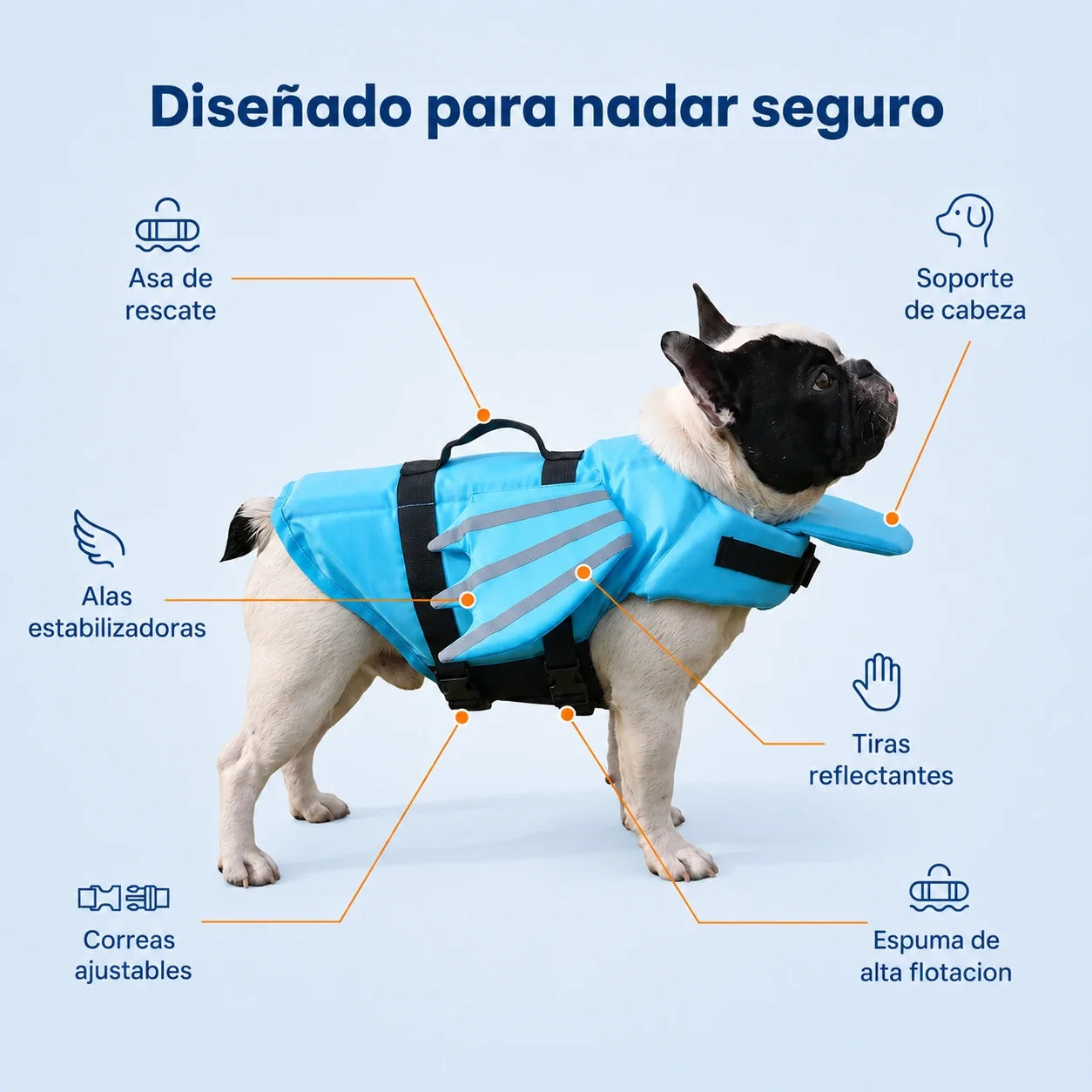 Chaleco Salvavidas para Perros