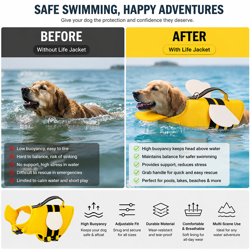 Chalecos salvavidas perros