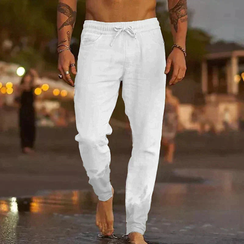 summer | Pantalones de Playa de Lino