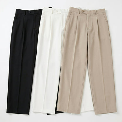 Pantalón ancho con caída ligera – estilo holgado