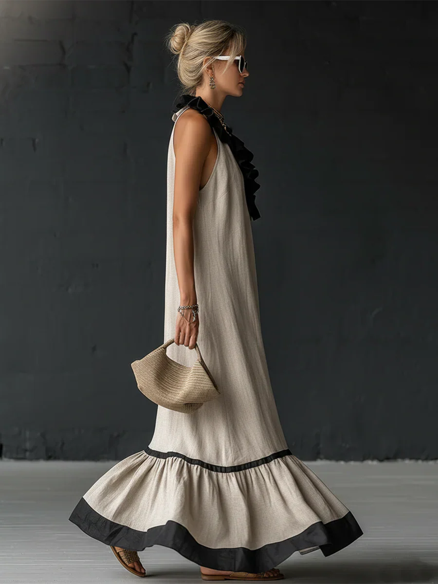 HANDS | Vestido largo holgado